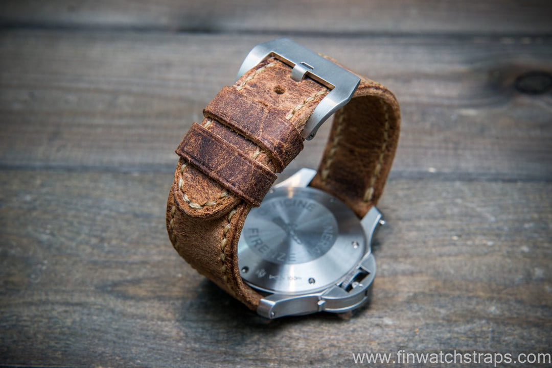 Watch strap, watch band, leather watch strap, leather watch band, finwatchstraps