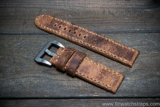 Watch strap, watch band, leather watch strap, leather watch band, finwatchstraps