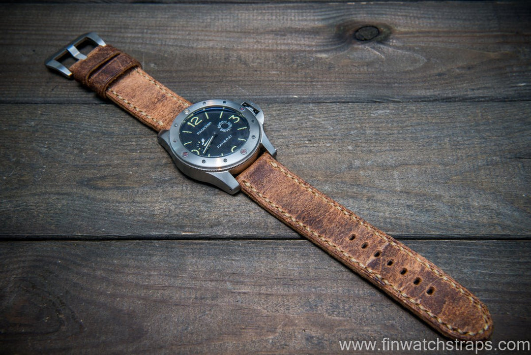 Watch strap, watch band, leather watch strap, leather watch band, finwatchstraps