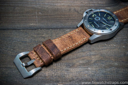 Watch strap, watch band, leather watch strap, leather watch band, finwatchstraps