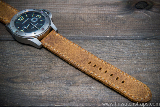 Watch strap, watch band, leather watch strap, leather watch band, finwatchstraps