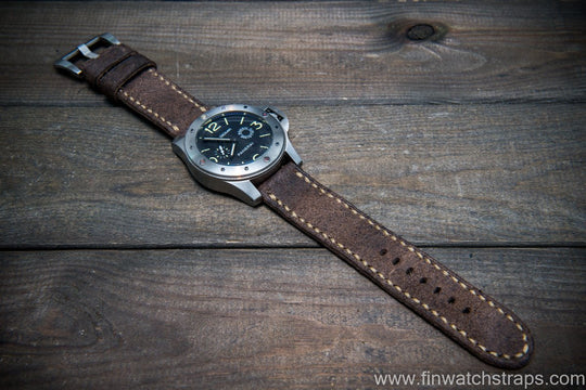 Watch strap, watch band, leather watch strap, leather watch band, finwatchstraps