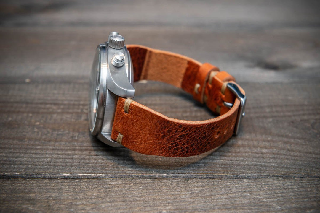 Watch strap, watch band, leather watch strap, leather watch band, finwatchstraps