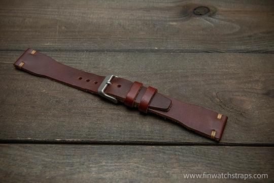 Watch strap, watch band, leather watch strap, leather watch band, finwatchstraps