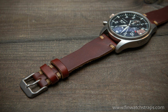 Watch strap, watch band, leather watch strap, leather watch band, finwatchstraps