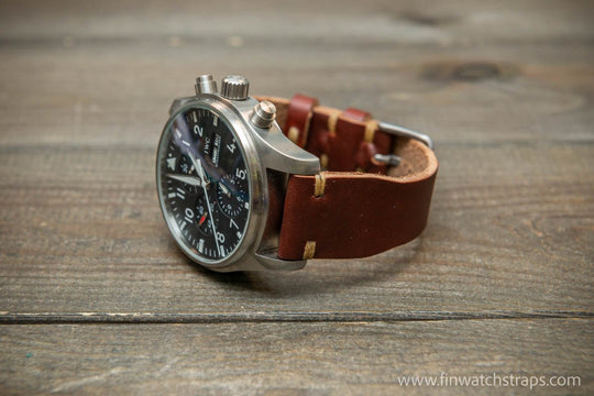Watch strap, watch band, leather watch strap, leather watch band, finwatchstraps