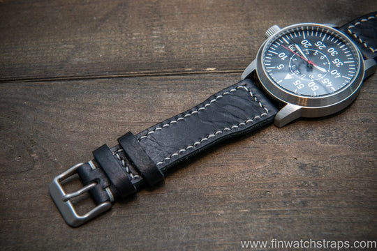 Watch strap, watch band, leather watch strap, leather watch band, finwatchstraps