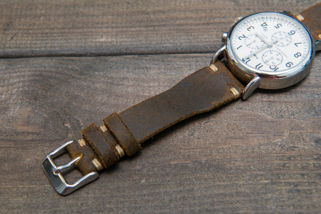 Watch strap, watch band, leather watch strap, leather watch band, finwatchstraps