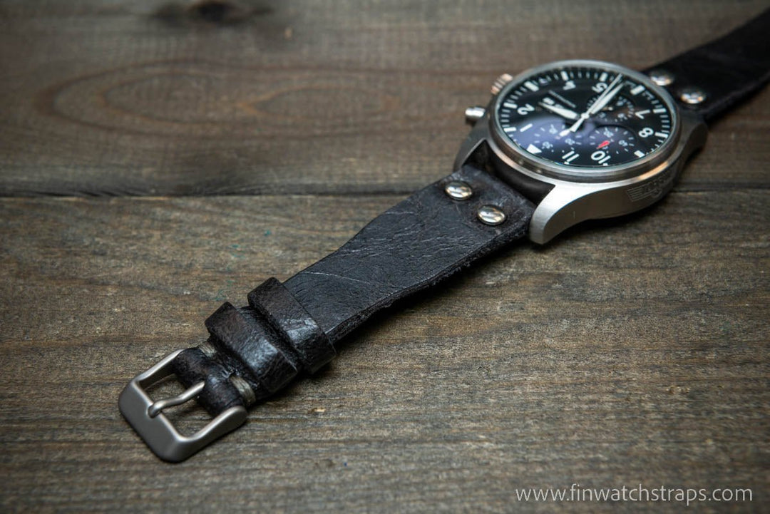 Watch strap, watch band, leather watch strap, leather watch band, finwatchstraps
