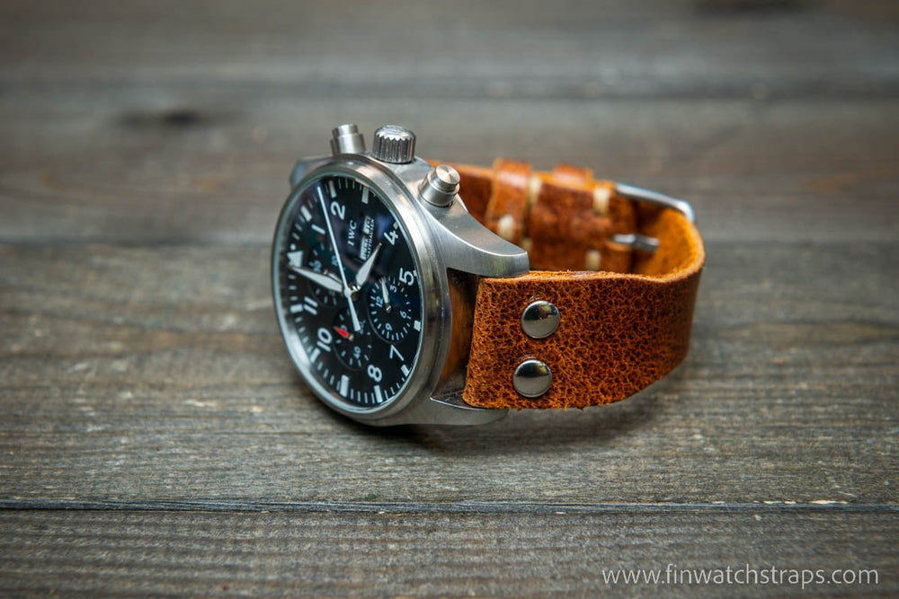 Watch strap, watch band, leather watch strap, leather watch band, finwatchstraps
