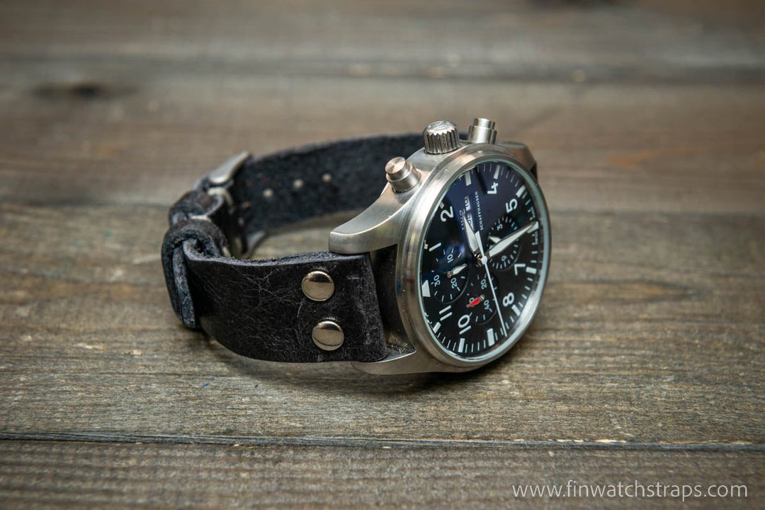 Watch strap, watch band, leather watch strap, leather watch band, finwatchstraps