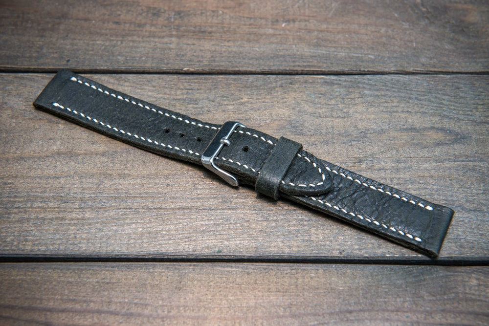 Nordic reindeer leather watch strap from Finland.