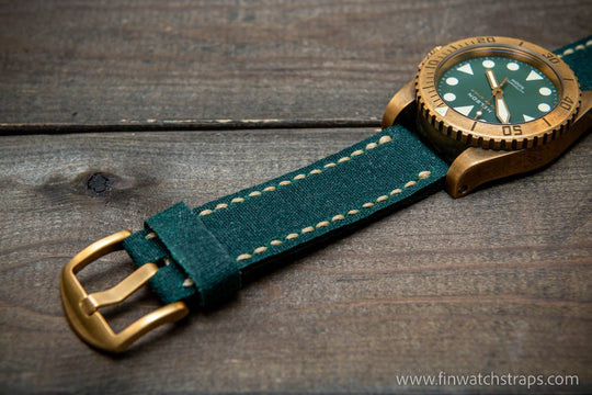 Watch strap, watch band, leather watch strap, leather watch band, finwatchstraps