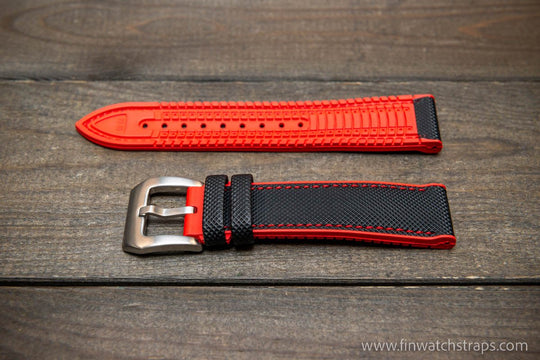 Watch strap, watch band, leather watch strap, leather watch band, finwatchstraps