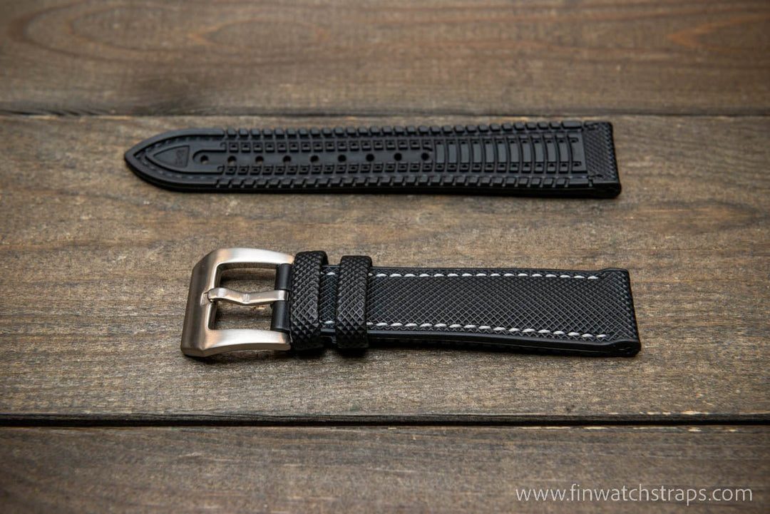 Watch strap, watch band, leather watch strap, leather watch band, finwatchstraps