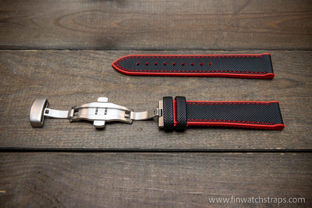 Watch strap, watch band, leather watch strap, leather watch band, finwatchstraps