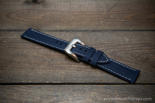 Sailcloth waterproof watch strap. PAM style buckle. - finwatchstraps