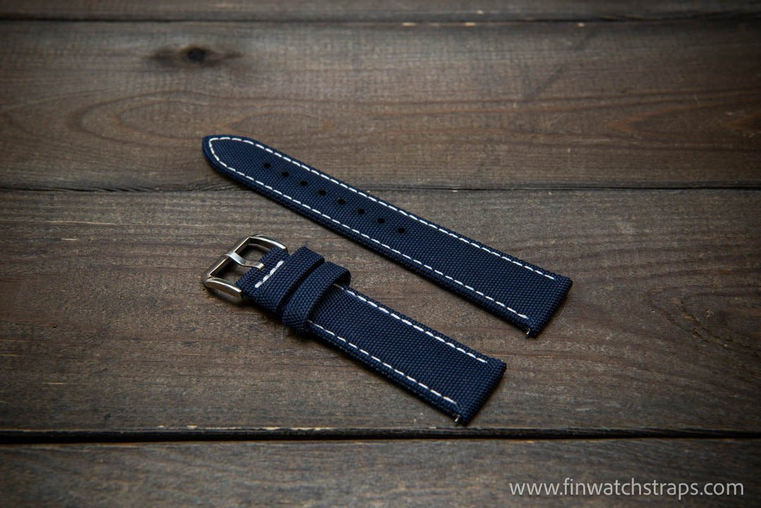 Sailcloth waterproof watch strap. - finwatchstraps