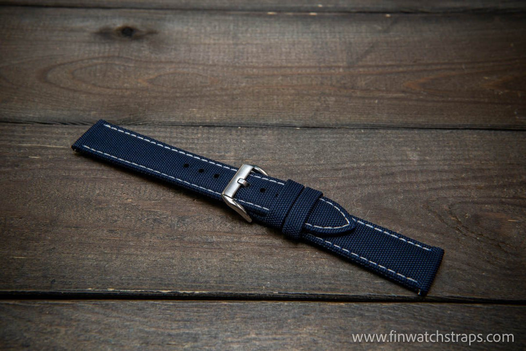 Sailcloth waterproof watch strap. - finwatchstraps