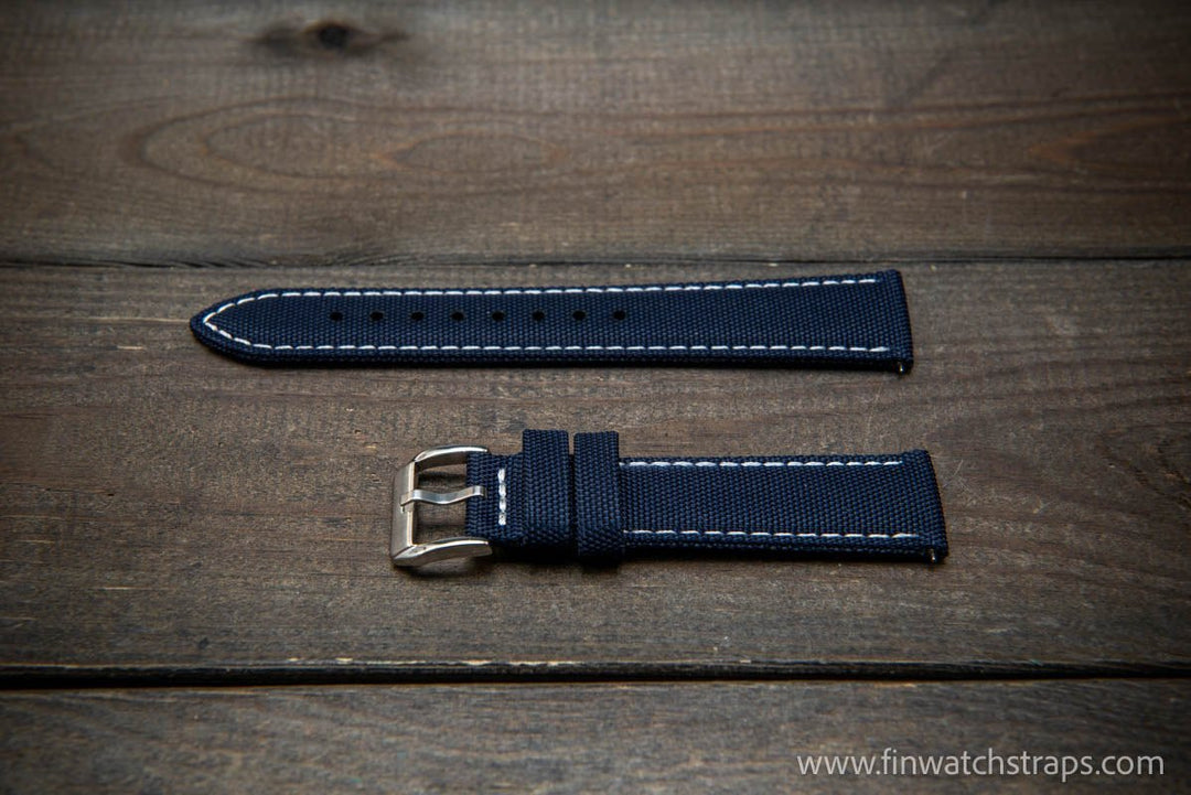 Sailcloth waterproof watch strap. - finwatchstraps