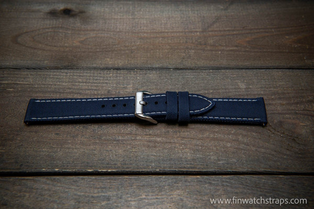 Sailcloth waterproof watch strap. - finwatchstraps