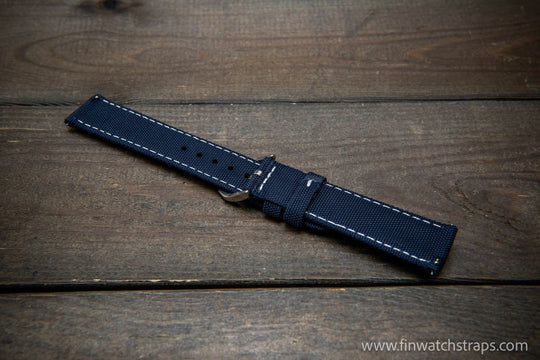 Sailcloth waterproof watch strap. - finwatchstraps