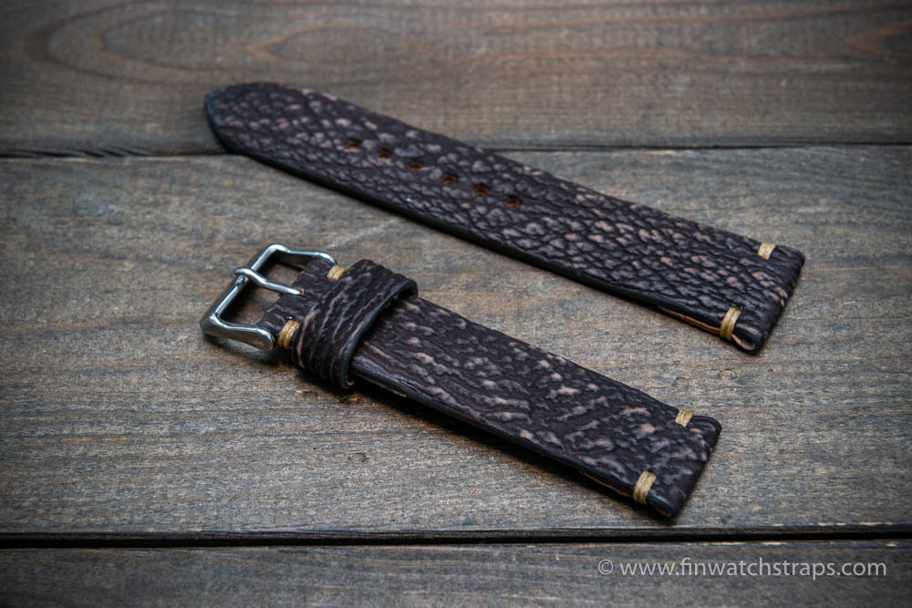 Watch strap, watch band, leather watch strap, leather watch band, finwatchstraps