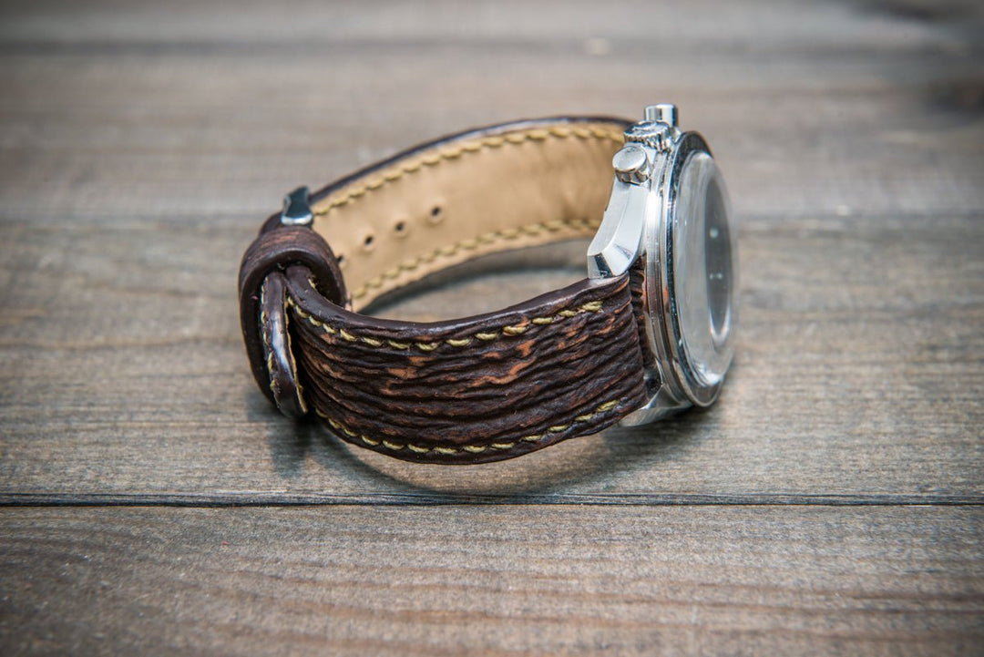 Watch strap, watch band, leather watch strap, leather watch band, finwatchstraps