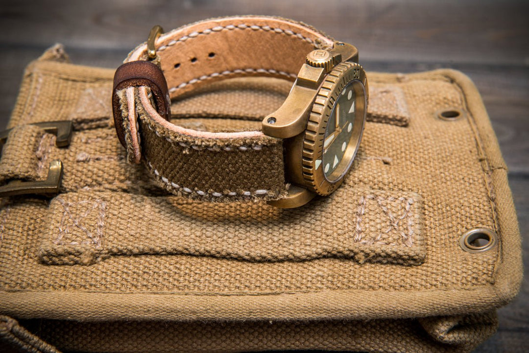 Watch strap, watch band, leather watch strap, leather watch band, finwatchstraps