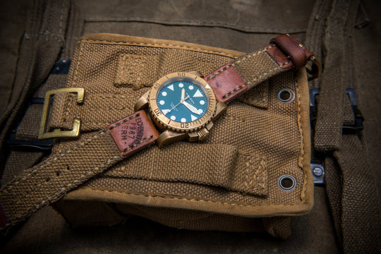 Watch strap, watch band, leather watch strap, leather watch band, finwatchstraps