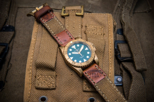 Watch strap, watch band, leather watch strap, leather watch band, finwatchstraps