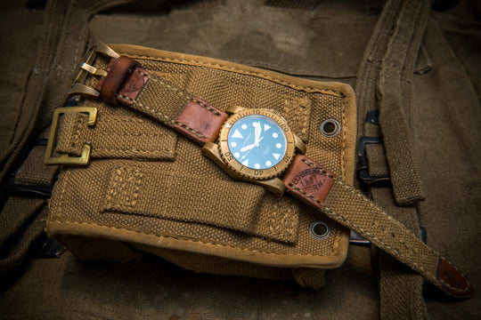 Watch strap, watch band, leather watch strap, leather watch band, finwatchstraps
