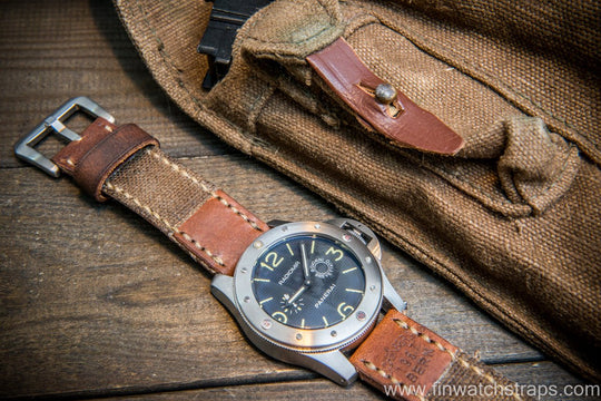 Watch strap, watch band, leather watch strap, leather watch band, finwatchstraps