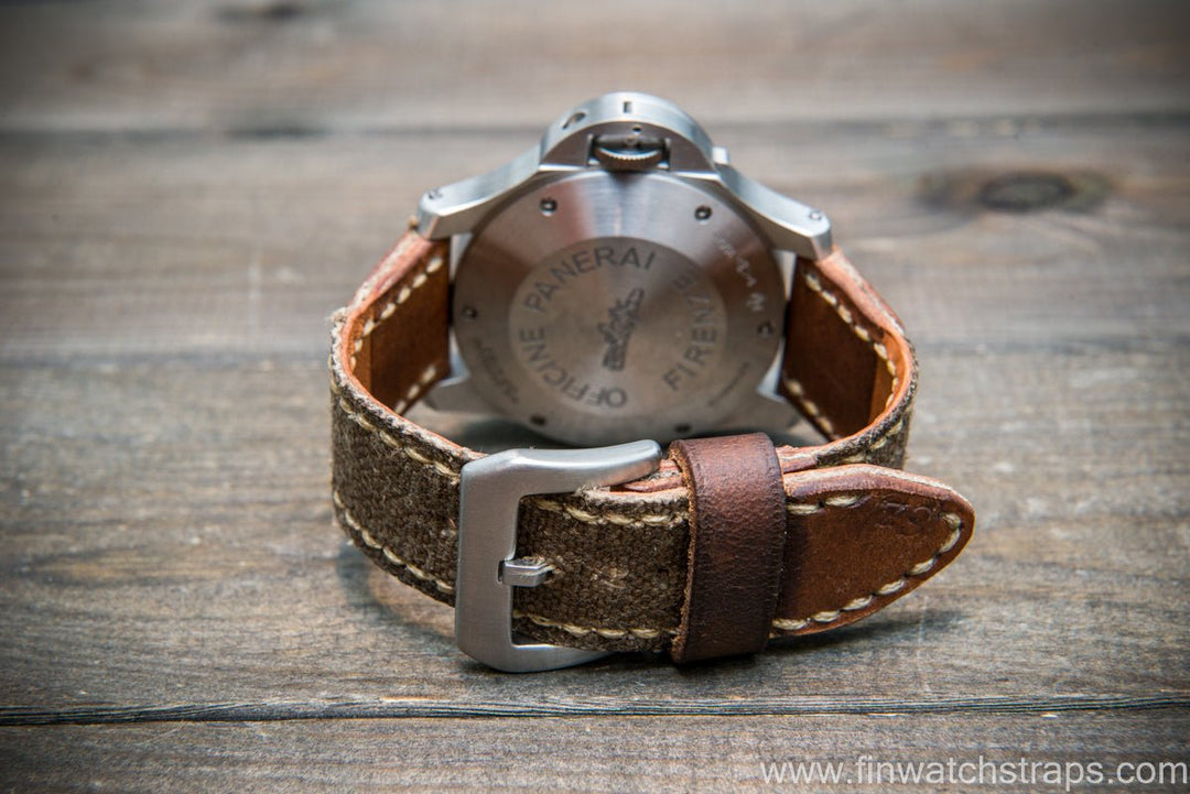 Watch strap, watch band, leather watch strap, leather watch band, finwatchstraps