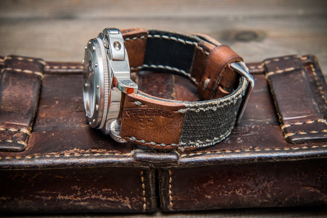 Watch strap, watch band, leather watch strap, leather watch band, finwatchstraps