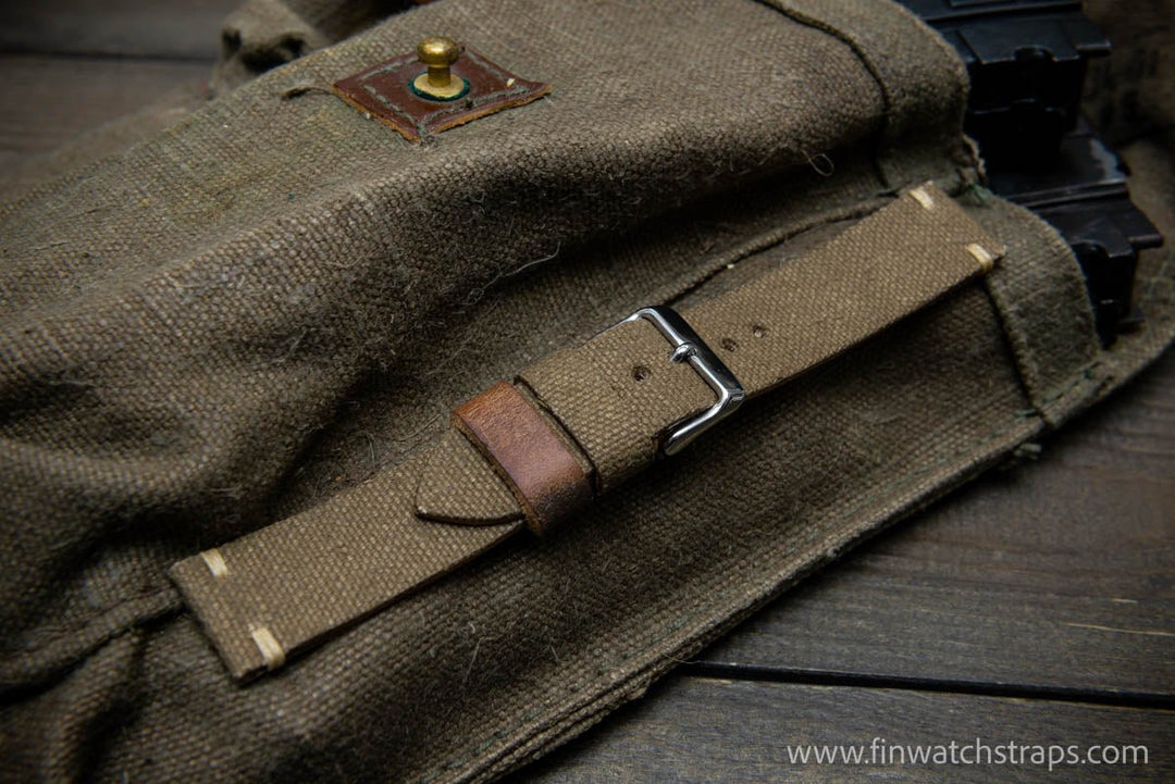 Watch strap, watch band, leather watch strap, leather watch band, finwatchstraps