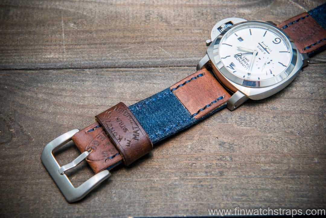 Watch strap, watch band, leather watch strap, leather watch band, finwatchstraps