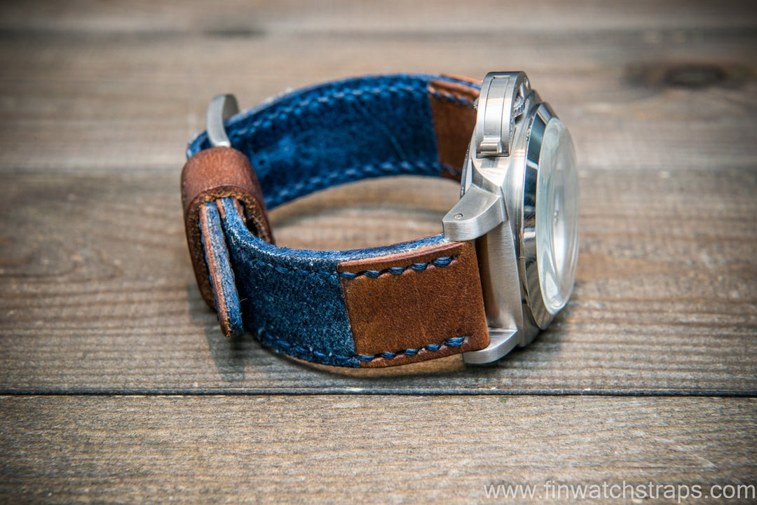 Watch strap, watch band, leather watch strap, leather watch band, finwatchstraps