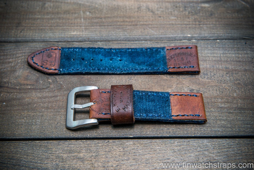 Watch strap, watch band, leather watch strap, leather watch band, finwatchstraps