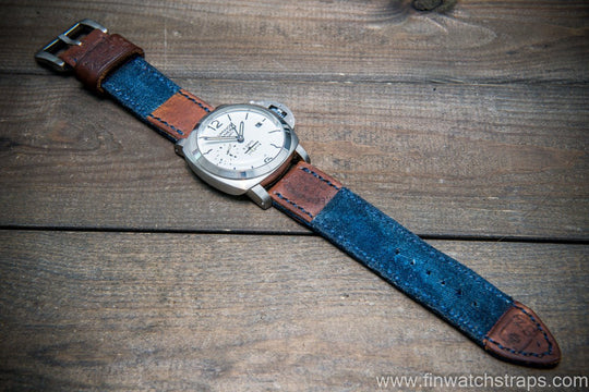 Watch strap, watch band, leather watch strap, leather watch band, finwatchstraps