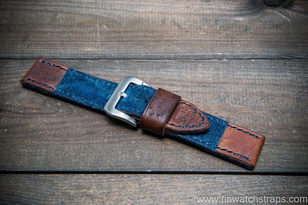 Watch strap, watch band, leather watch strap, leather watch band, finwatchstraps