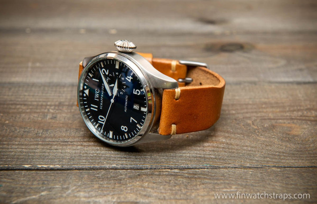 Watch strap, watch band, leather watch strap, leather watch band, finwatchstraps