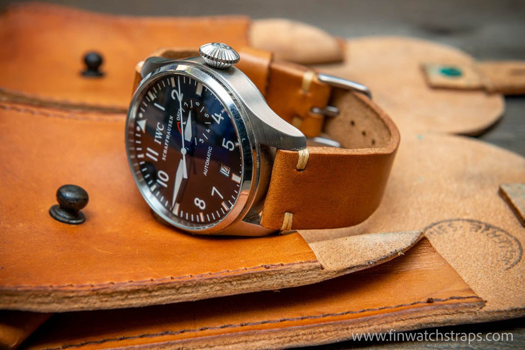 Watch strap, watch band, leather watch strap, leather watch band, finwatchstraps