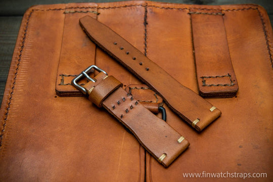 Watch strap, watch band, leather watch strap, leather watch band, finwatchstraps