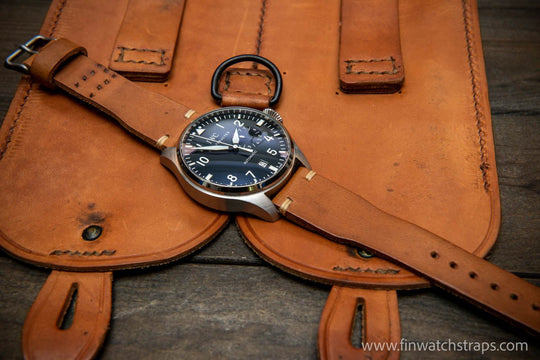 Watch strap, watch band, leather watch strap, leather watch band, finwatchstraps