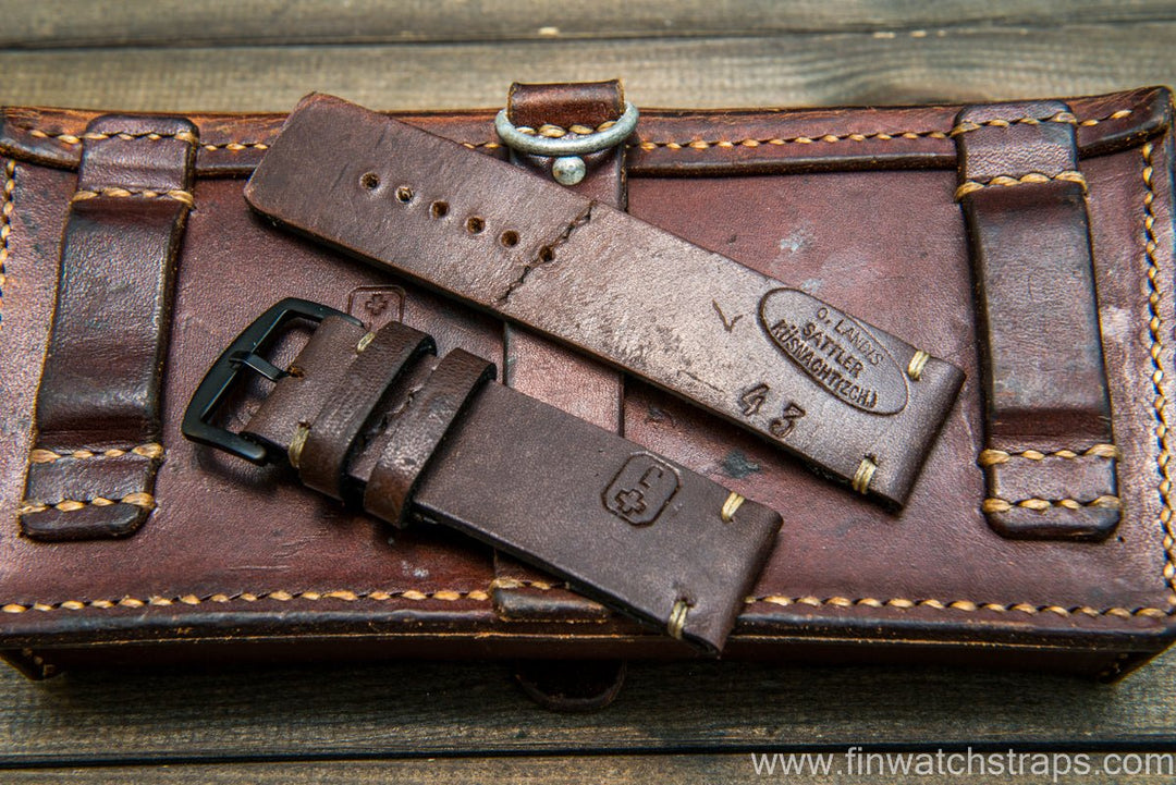 Watch strap, watch band, leather watch strap, leather watch band, finwatchstraps