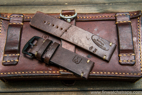 Watch strap, watch band, leather watch strap, leather watch band, finwatchstraps