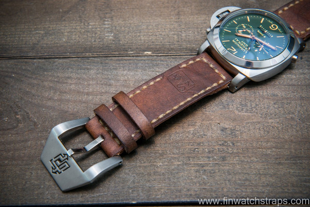 Watch strap, watch band, leather watch strap, leather watch band, finwatchstraps