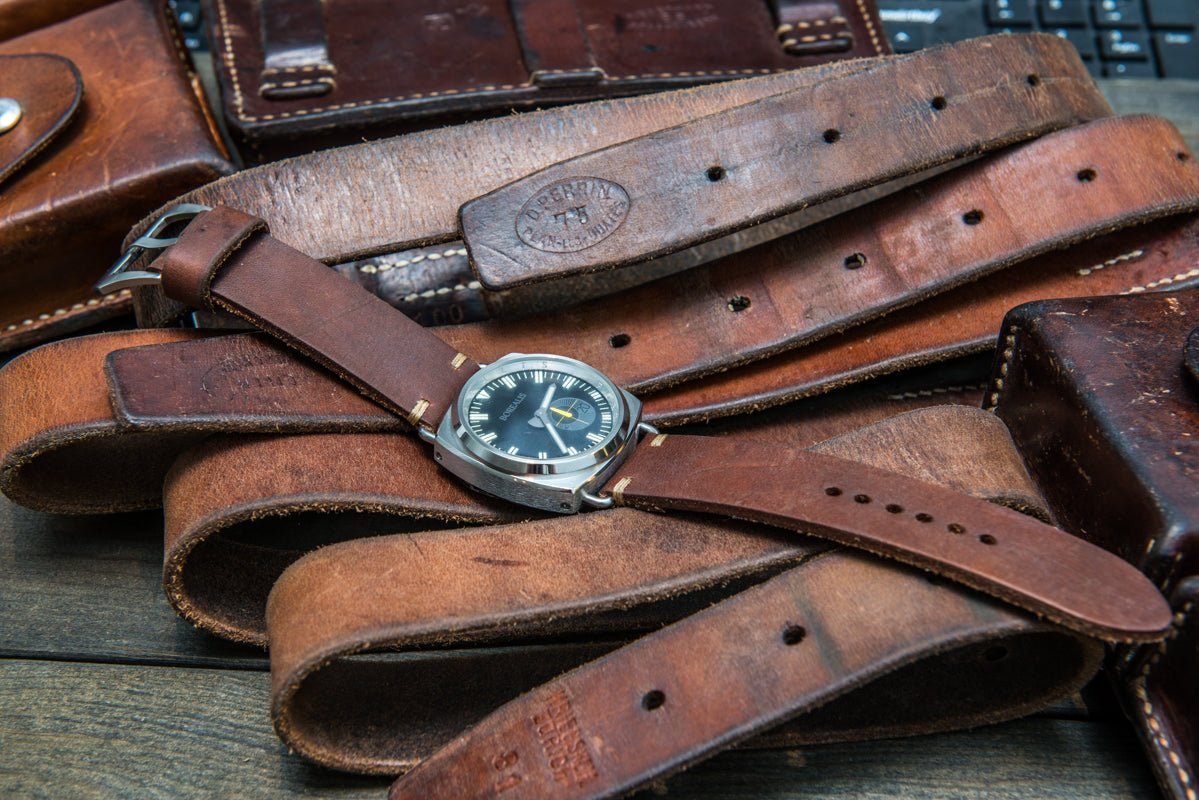 Watch strap, watch band, leather watch strap, leather watch band, finwatchstraps