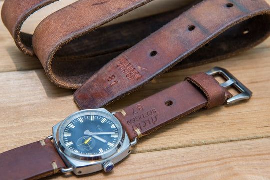 Watch strap, watch band, leather watch strap, leather watch band, finwatchstraps
